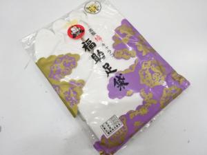 未使用品　福助　白足袋(21.5センチ・5枚コハゼ)